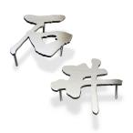 表札 ステンレス 切り文字 ２文字ま