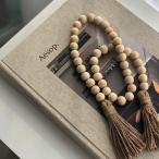  jute ta со стартером дерево бисер занавески кисточка [ART OF BLACK]