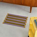 ストライプ 珪藻土入り バスマット 40cm×60cm  [ART OF BLACK]