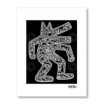 【出荷区分C】絶版ポスター　キース・ヘリング　Keith Haring: Dog, 1985　【アートポスター】