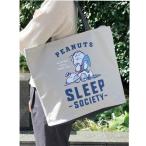 SNOOPY Snoopy большая вместимость большой большая сумка голубой 