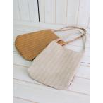 かごバック風 ナイロン ショルダーバッグ ベージュ