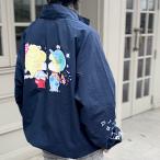 【水森亜土】ナイロンジャケット「カップル」男女兼用/ウィンドブレーカー/アウター/バックプリント/ギフト/プレゼント/アートサロン和錆オリジナル