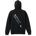 陸上競技 マラソン パーカー メンズ ウェア プルオーバー 「飛んでけぇー！ やり投編」 (AW)