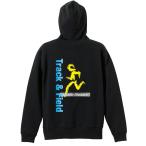 陸上競技 マラソン パーカー メンズ ウェア ジップ 「T&amp;F Middle Distance 中距離」 (AW)