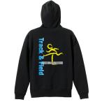 陸上競技 マラソン パーカー メンズ ウェア ジップ 「T&amp;F Hurdle ハードル」 (AW)