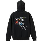 陸上競技 マラソン パーカー メンズ ウェア ジップ 「流れ弾に気をつけろ」 (AW)