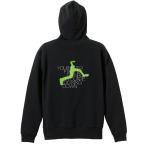 陸上競技 マラソン パーカー メンズ ウェア ジップ 「うつむいてたら虹を見つけることはできないよ」 (AW)