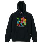 陸上競技 マラソン パーカー メンズ ウェア プルオーバー 「TO RUN OR NOT TO RUN」 (AW)