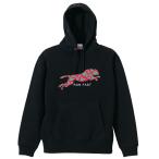 陸上競技 マラソン パーカー メンズ ウェア プルオーバー 「ヒョウ柄 RUN FAST」 (AW)