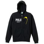 陸上競技 マラソン パーカー メンズ ウェア ジップ 「POLE VAULT 棒高跳」 (AW)