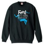 陸上競技 マラソン トレーナー スウェット 「FEEL!」 (AW)
