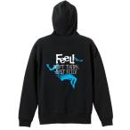 陸上競技 マラソン パーカー メンズ ウェア ジップ 「FEEL!」 (AW)