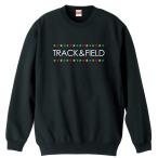 陸上競技 マラソン トレーナー スウェット 「カラフルスターライン TRACK &amp; FIELD」 (AW)