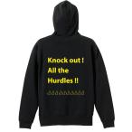 陸上競技 マラソン パーカー メンズ ウェア プルオーバー 「すべてのハードルをなぎ倒す！」 (AW)