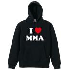 武道・格闘技 パーカー メンズ ウェア プルオーバー 「I LOVE MMA」 (AW)