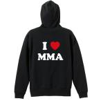 武道・格闘技 パーカー メンズ ウェア ジップ 「I LOVE MMA」 (AW)