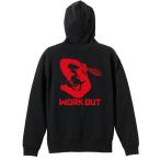 テニス パーカー メンズ ウェア ジップ 「ゴリラワークアウト テニス」 (AW)