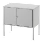IKEA/イケア 横型マルチキャビネット リビング収納チェスト キャビネット収納 チェスト LIXHULT メタルグレー 北欧風
