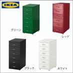 IKEA/イケア オフィスチェストキャスター付き 6段収納 デスク脇机 サイドデスク キャビネット収納 サイドデスク チェスト