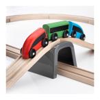 IKEA/イケア 木製電車セット 木のおもちゃ 知育玩具