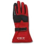FET 3Dレーシンググラブ　RED/BLK　S　レーシンググローブ　走行会　日本製　在庫有り　