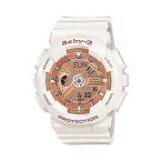 Baby-G カシオ 時計 ベビージー レディース CASIO BA110-7A1 G-SHOCK ホワイト 白 ローズゴールド