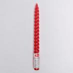 Yahoo! Yahoo!ショッピング(ヤフー ショッピング)（メール便6個まで）10インチスパイラルキャンドル シュリンク 赤 1本入り 25センチ 雑貨 インテリア