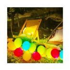 Yahoo! Yahoo!ショッピング(ヤフー ショッピング)（メール便5個まで） ＬＥＤバルーン ５個入り パープル バルーン装飾 ふうせん 風船 誕生日 バースデー