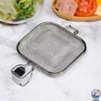 ホットサンドメーカー グリル オーブントースター 用 ステンレス 約26*16（cm）/10.2*6.3(in) なみ型 メッシュ お手入れ 簡単