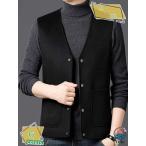 メンズ インナーダウンジレ ダウンベスト インナーベスト 防寒 Vネック ボタン メンズ ビジネス スーツジレ 秋 冬 通勤