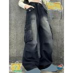  Denim широкий брюки Kids одежда ребенок одежда Junior ... Kids брюки-карго обратная сторона ворсистый boys девушки мужчина девочка мужчина . женщина . модный посещение детского сада посещение школы выход 