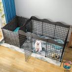  собака для детский манеж DIY домашнее животное детский манеж дверь имеется мелкие животные клетка закрытый наружный metal домашнее животное забор складной домашнее животное собака кошка . собака детский манеж чёрный 16