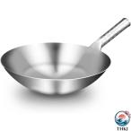  нержавеющая сталь сталь вок 1.8mm толщина . China. ручная работа вок существующий ожоги имеется предотвращение газ кастрюля рисоварка кастрюля кулинария ( цвет : 32cm)