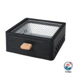 バーベキューグリル バーベキューコンロ 卓上 小型 BBQグリルバーベキューグリル コンロ 煙が少ない コンパクト バーベキュー用品 炭 炭火 簡単 着火 ?合 4?6