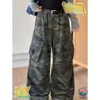  Kids танцевальный костюм камуфляж брюки-карго тренировка надеты Kids танцевальный костюм зеленый hip-hop ребенок длинные брюки ребенок Street девочка мужчина 