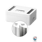 タイムロッキングコンテナ 金属製 タイムロックボックス スマホロックボックス 禁欲ボックス スマホおやつアルコールタバコなどに適しています（白 21.2 x 15.4