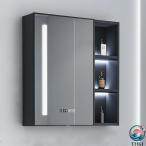  многофункциональный орнамент зеркало шкаф ванная ванна зеркало Smart style свет c функцией LED освещение зеркало шкаф уборная ванная зеркало замутненный . прекращение ванная зеркало много слой место хранения водонепроницаемый fasho