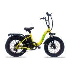 決算セール！電動自転車（モペット版）軽量アルミフレーム「サンドバイク20」折りたたみ可能　36Vリチウムイオンバッテリー搭載　20インチ