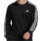 adidas（アディダス）　29198　GK9078　マルチSP　メンズ ESS 3ストライプス スウェットトップ　21Q1