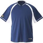 デサント（DESCENTE）　JDB103B　NVSW　野球　Tシャツ　ジュニア 2ボタンベースボールシャツ　19FW