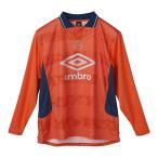 <ネコポス発送 送料> SALE UMBRO(アンブロ) UF4FLS50M OR00 サッカー THE THIRD グラフィック プラクティスシャツ 24SS