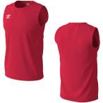 UMBRO（アンブロ）　UMUPJA66　MRED　サッカー　インナーシャツ　WRワンポイントノースリーブクルーシャツ　20SS