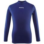 フィンタ（FINTA）　FTW7027　011　ネイビー　サッカー　ハイネック インナーシャツ　20SS