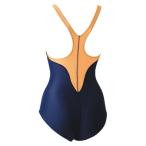 FOOTMARK（フットマーク）　101530J1　04（オレンジ）　スイミング　水着　アクアライン水着（ワンピース）100〜150cm 18SS