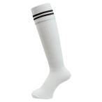 ZETT（ゼット）　サッカーストッキング(2本ライン)　ZFS2000　サッカー　ストッキング　ホワイト/ブラック  15SS