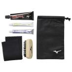 ミズノ（MIZUNO）　P1GZ190609  サッカー　シューズケア用品　シューズメンテナンスセット ブラック  21AW