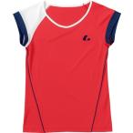 LUCENT（ルーセント）　XLH2281　テニス　レディース ゲームシャツ（襟なし） レッド　18SS