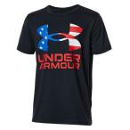 アンダーアーマー（UNDER ARMOUR）　1371812　001　マルチSP　ジュニア　UA テック フラッグ ロゴ ショートスリーブ Tシャツ　22SS