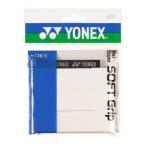 < кошка pohs отправка бесплатная доставка > Yonex( Yonex ) AC1363 011 теннис аксессуары мокрый super мягкая рукоятка 3 шт. входит белый 24FW